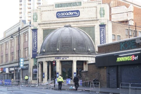 3 in critical condition after crush at London concert venue