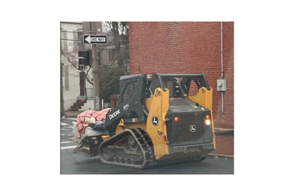 A photo of the John Deere tractor provided by the Frederick County Sheriff's Office
