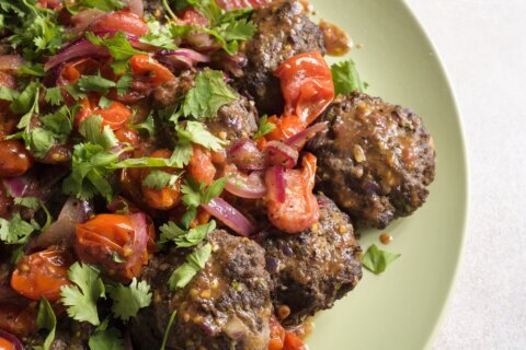 Broiler gives open-fire feel to spiced ground beef kebabs