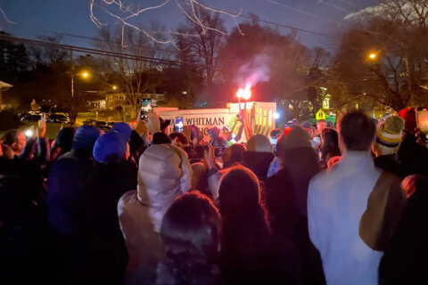 Montgomery Co. comes together for first night of Hanukkah, lighting the way forward