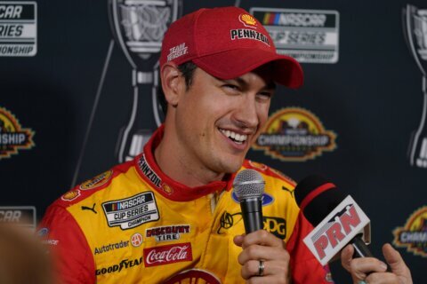 Logano celebrates 2nd NASCAR Cup title, already wanting 3rd