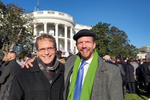 College Park mayor and husband celebrate ‘momentous’ victory in marriage equality at the White House