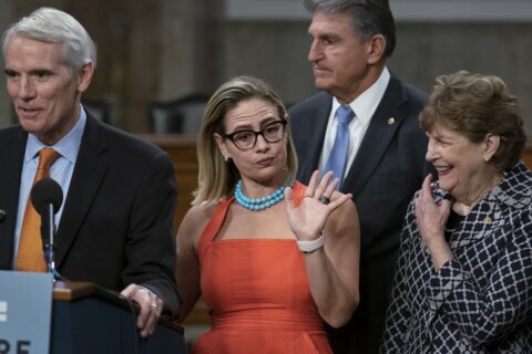 EXPLAINER: What Sinema’s switch means for the Senate