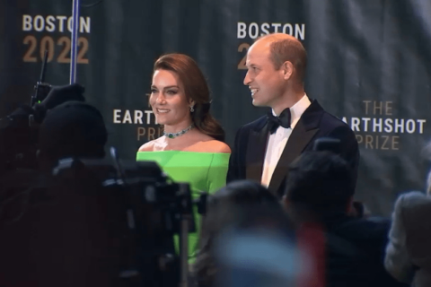 William y Kate culminan su visita a EEUU con importante entrega de premios en Boston