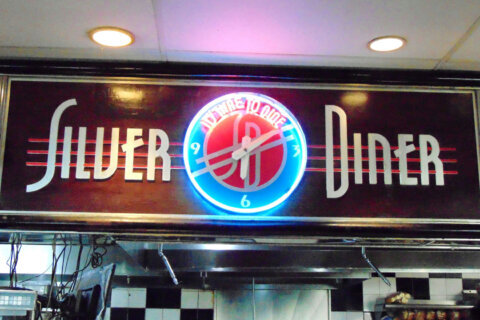 Silver Diner wall clock fetches $1,900 in charity auction