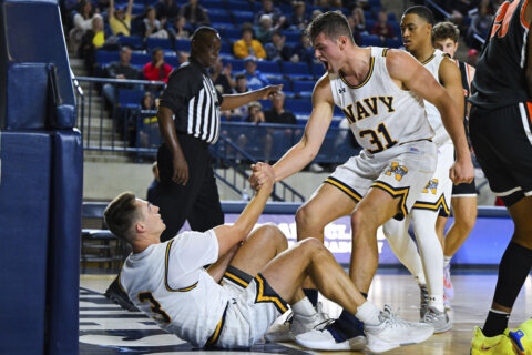 Navy secures 63-45 victory over Boston University