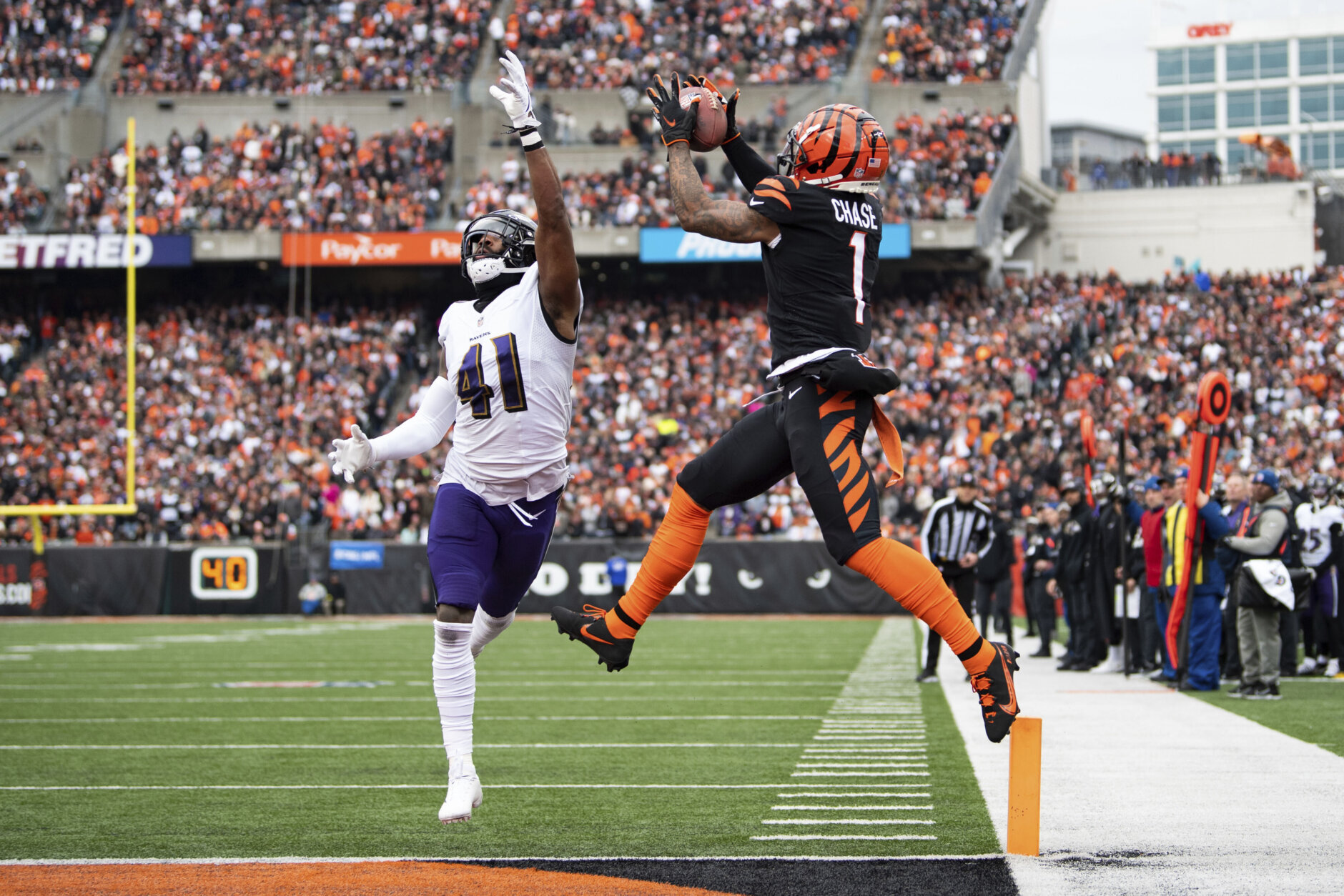 <p><b><i>Ravens 16</i></b><br />
<b><i>Bengals 27</i></b></p>
<p>Baltimore gets another crack at Cincinnati but I&#8217;m torn on whether that&#8217;s good or bad for the Ravens &#8212; on the one hand, the only way they&#8217;ve ever advanced to a Super Bowl is as a wild card underdog. But on the other hand, even if Lamar Jackson is back in time for the playoffs, Baltimore doesn&#8217;t stand a chance.</p>
<p>Why? Because when Cincy is in the midst of a franchise-record eight-game win streak with a QB with the swagger to say things like <a href="https://profootballtalk.nbcsports.com/2023/01/08/joe-burrow-our-window-is-always-open-because-the-window-is-my-whole-career/">the Bengals&#8217; championship window is always open because the window is his whole career</a>, methinks that team won&#8217;t lose at home to a rusty QB on an injury-riddled roster.</p>
