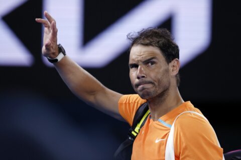 Hampered by bad hip, Rafael Nadal loses at Australian Open