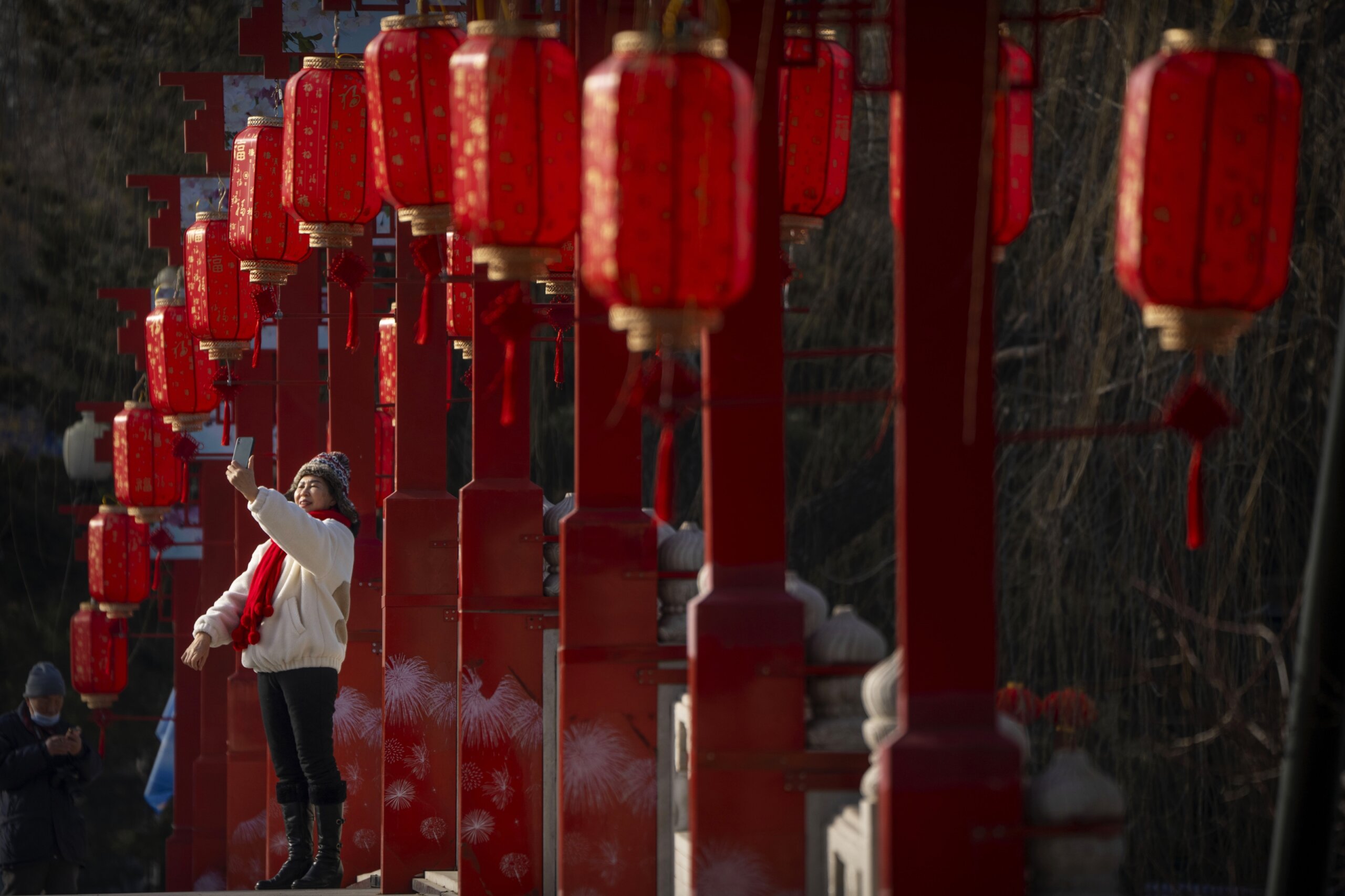 AP PHOTOS: East Asia marks Lunar New Year of the Rabbit