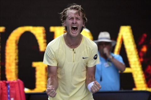 Korda, 1998 Australian Open champ Petr's son, in 1st Slam QF