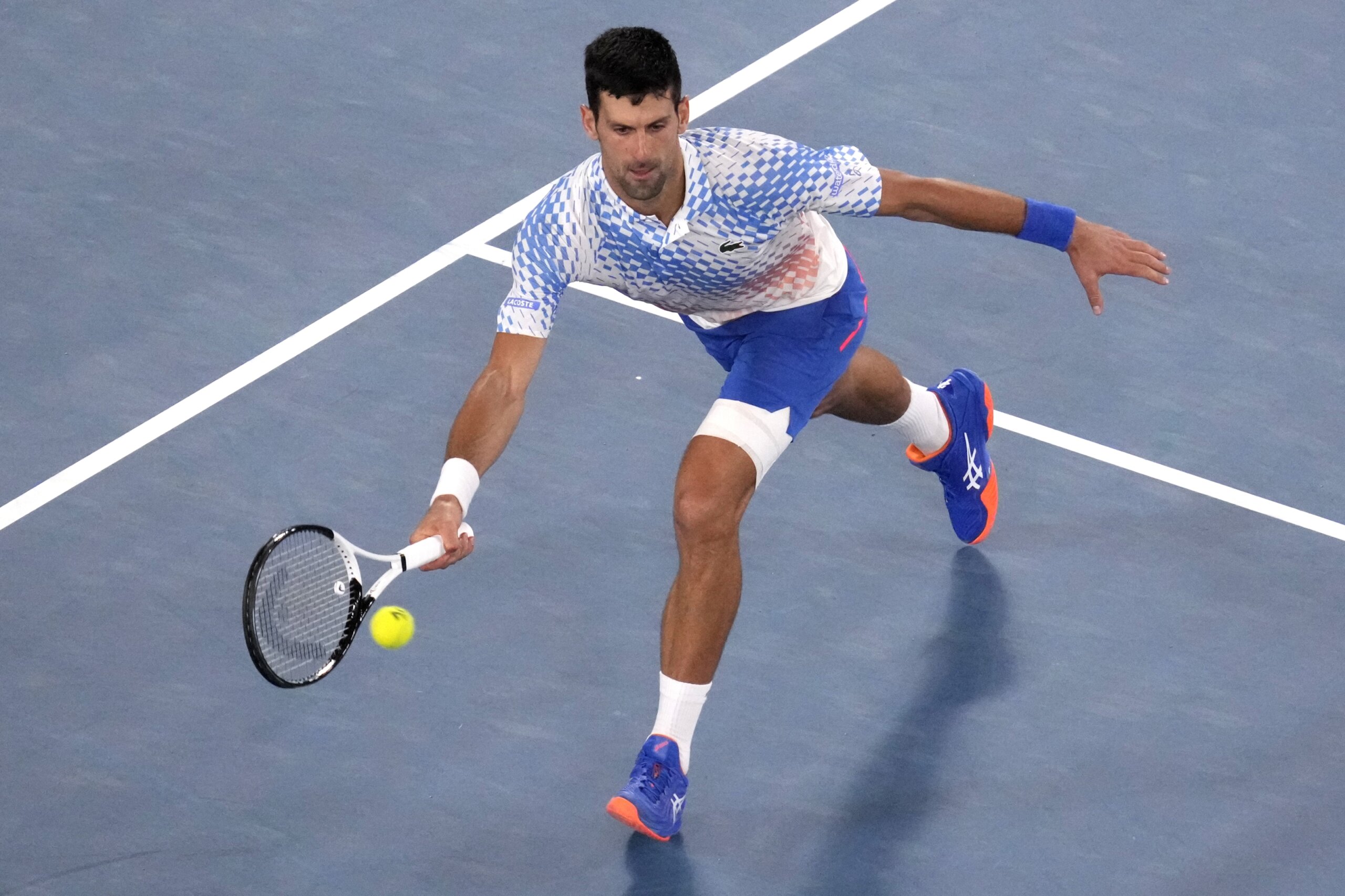 With Djokovic’s leg OK, he sees Australian title realistic