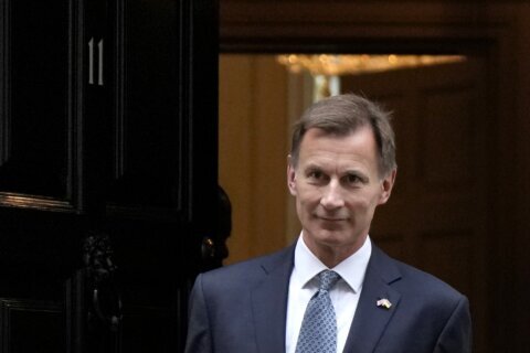 UK Treasury chief: Tax cuts must wait for inflation to fall