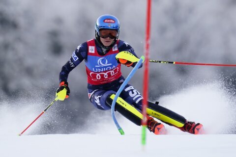 Shiffrin beaten in slalom, has to wait for record 86th win
