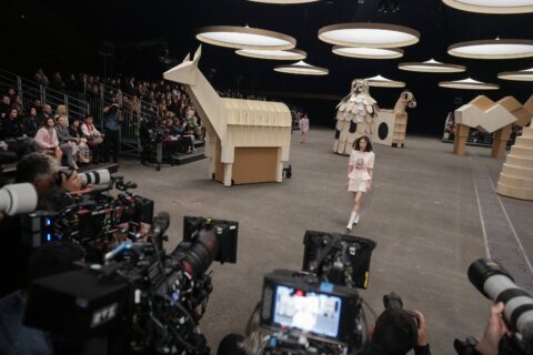Monumental animal art infuses Chanel’s gleaming couture show