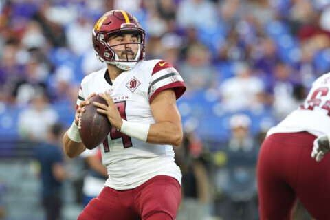 Commanders go into NFL draft not looking for a quarterback