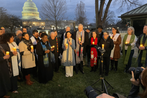 Christian groups ‘pray for democracy’ during vigil on Jan. 6 anniversary