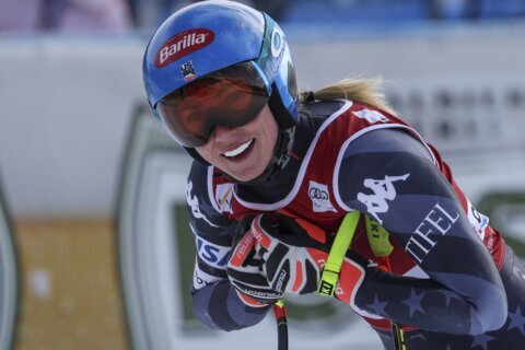 Shiffrin places 4th in downhill; record chase goes on