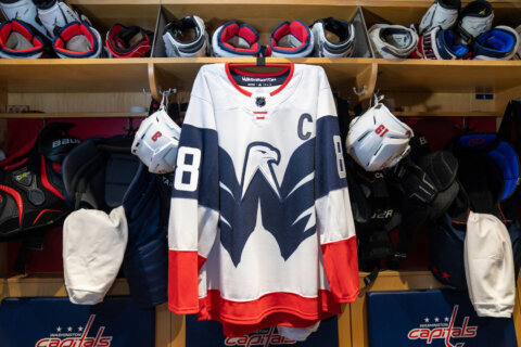 PHOTOS: Capitals unveil new uniform for NHL Stadium Series Game