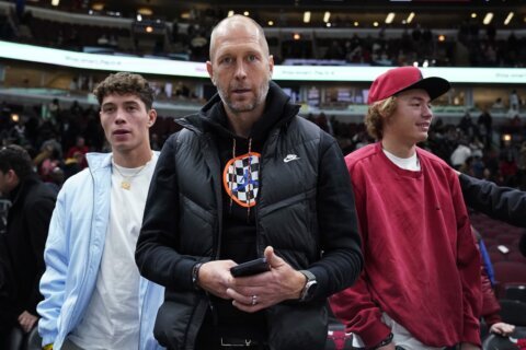 US men's coach Berhalter admits kicking future wife in 1991