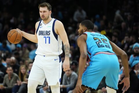 Sprained ankle will sideline Mavs star Doncic against Jazz