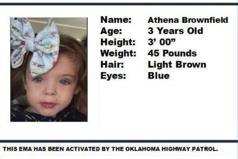 Search for Oklahoma girl, 4, turns to looking for her body