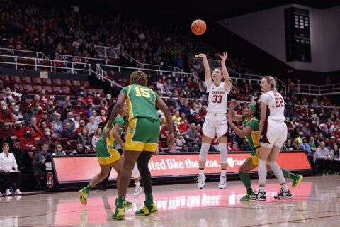 Stanford’s Brink notches first triple-double with 10 blocks