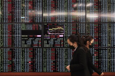 Asian shares mixed after last week’s gains on Wall Street