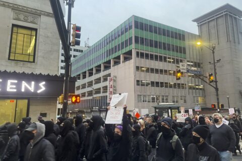Violent protest in downtown Atlanta over killing of activist