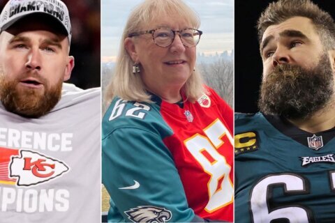 Donna Kelce becomes first mother to have two sons play against each other in the Super Bowl