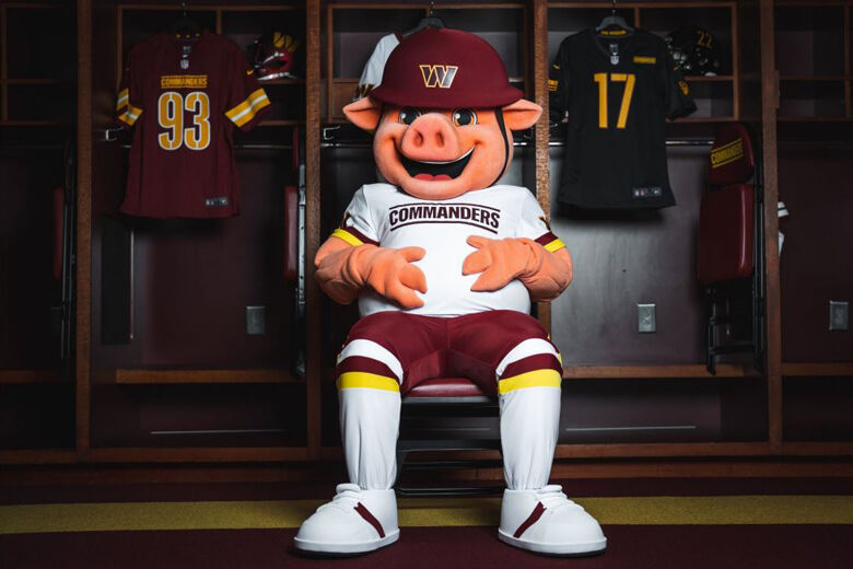 Say hello to Major Tuddy, the Washington Commanders new hog mascot