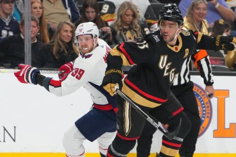 Alex Ovechkin-less Capitals never get going in loss to Golden Knights