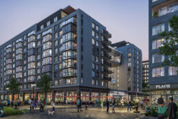 The 379-unit, 11-story residential building is part of Phase II of The Yards development. (Courtesy Brookfield Properties)