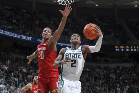Michigan St. rallies to win after giving up lead to Maryland
