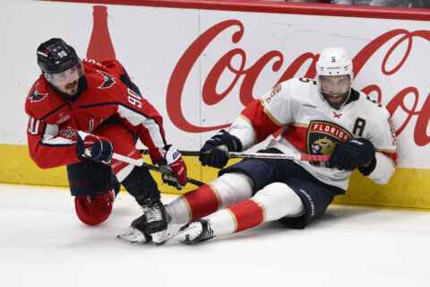 Panthers beat Capitals 6-3 in matchup of playoff contenders