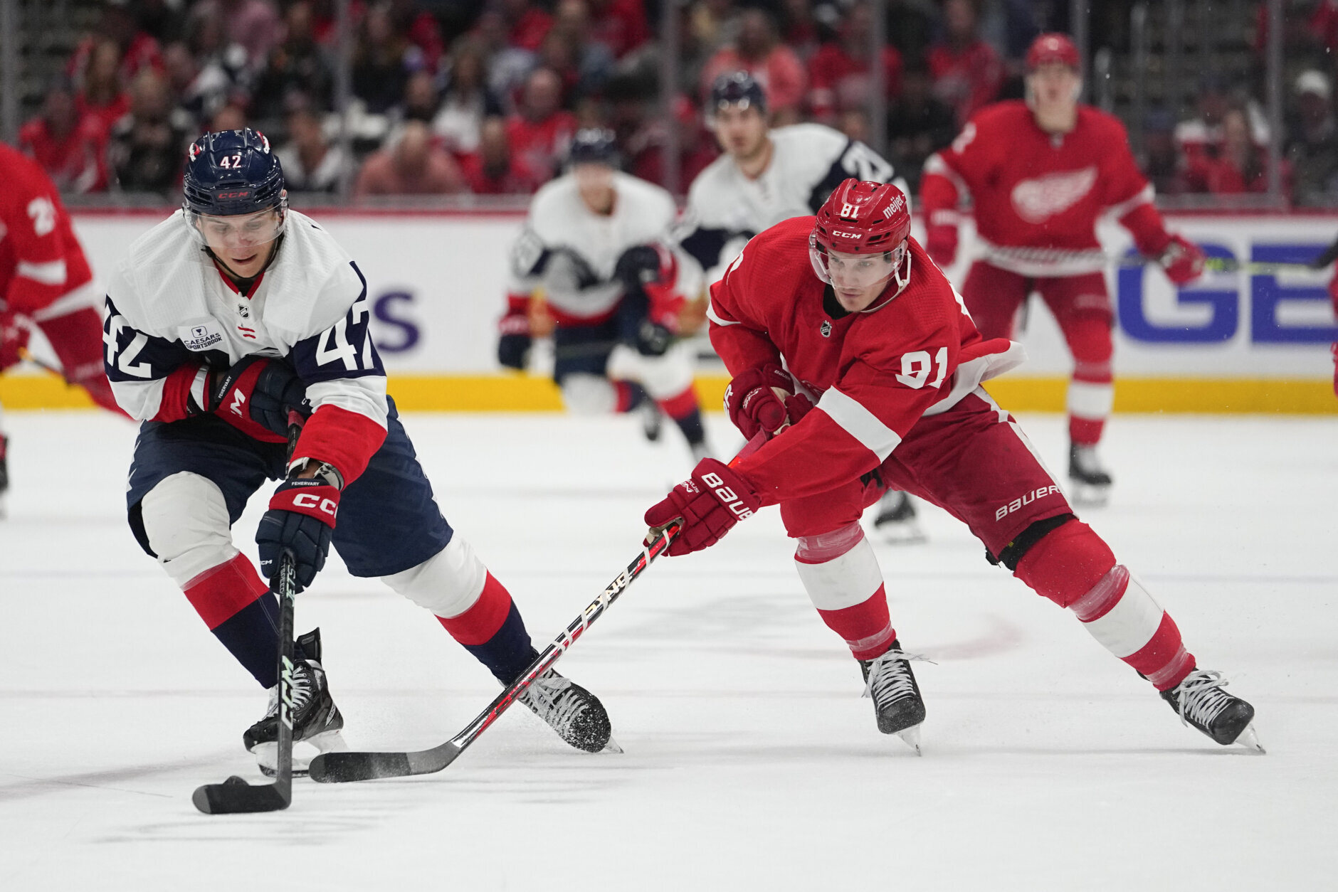 Red Wings' Dylan Larkin would have 'no problem' confronting teammates