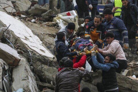 Powerful quake rocks Turkey and Syria, kills more than 2,600