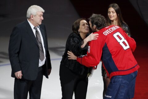 Alex Ovechkin away from Capitals due to death of his father