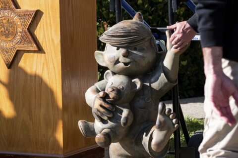 Monterey’s missing ‘Dennis the Menace’ statue found in lake