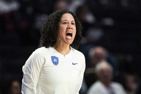 Duke women’s coach Lawson says men’s ball used vs. FSU