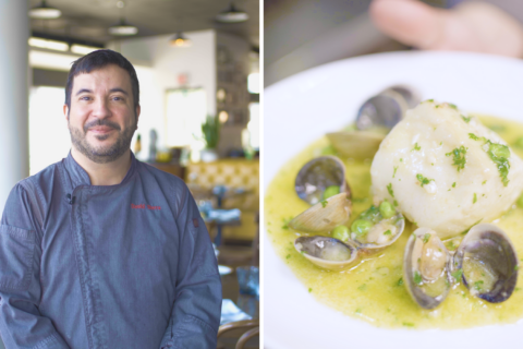 Impress your date with SER Chef David Sierra’s recipe for sea bass in a garlic and parsley sauce