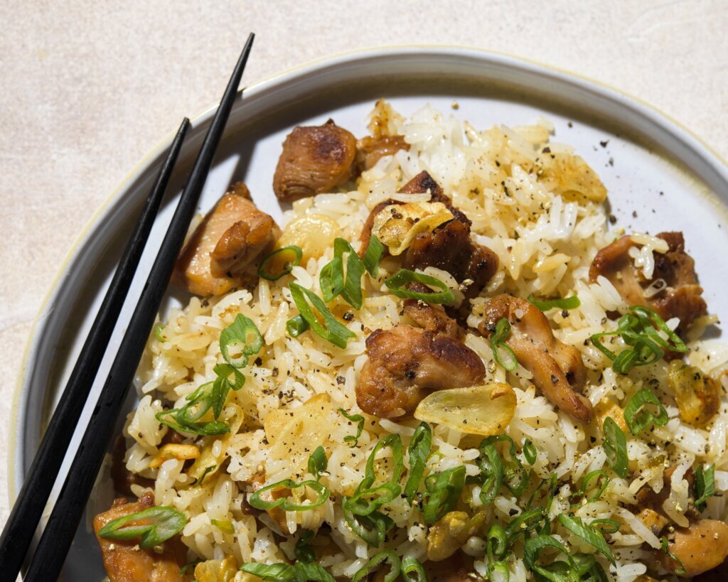 Filipino breakfast is a tasty garlic fried rice for any meal