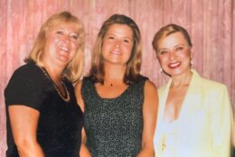 Gulley (center) and her sisters Connie (left) and Cathy (right). Gulley lost both siblings to cancer. Connie died of pancreatic cancer, and Cathy who had cervical cancer, passed away in September of 2022.