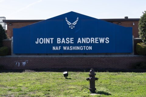 Air Force leader's spouse shot at intruder in Md. base breach