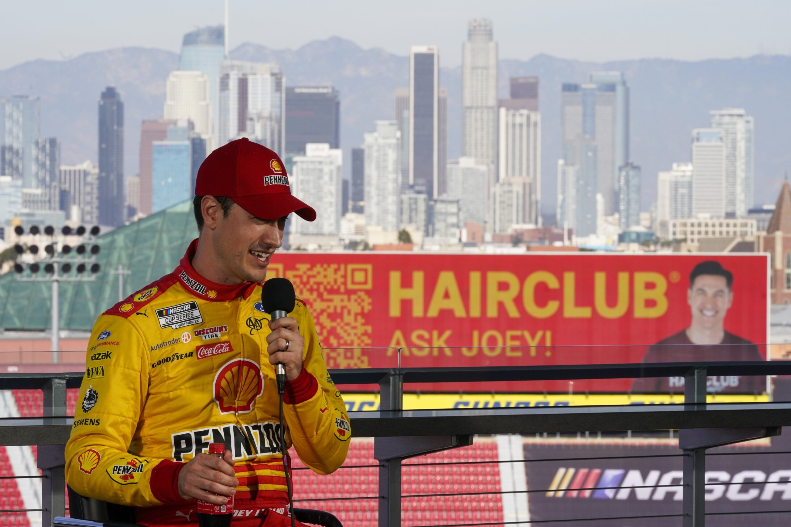 New-look Logano leads NASCAR back to the L.A. Coliseum