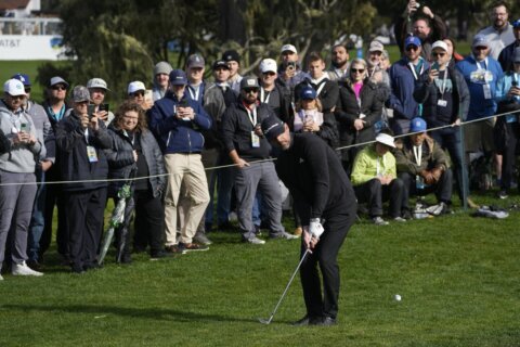 Rodgers takes pro-am at Pebble as Rose grabs 54-hole lead