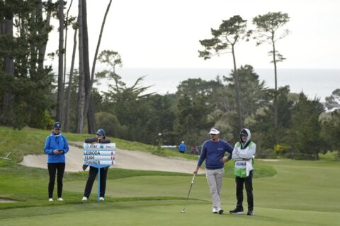 Lebioda leads on a day of ever-changing conditions at Pebble