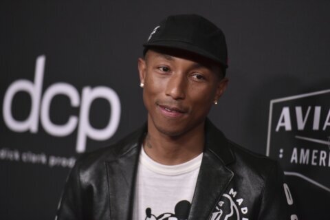 Recording Academy CEO Harvey Mason Jr. honors Pharrell with Grammys on the Hill at The Hamilton