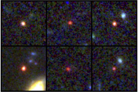 Space telescope uncovers massive galaxies near cosmic dawn