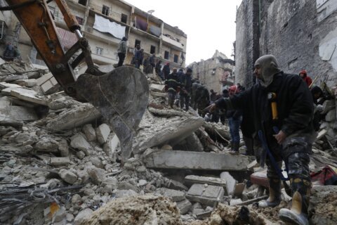Frantic searching in Turkey, Syria after quake kills 4,000