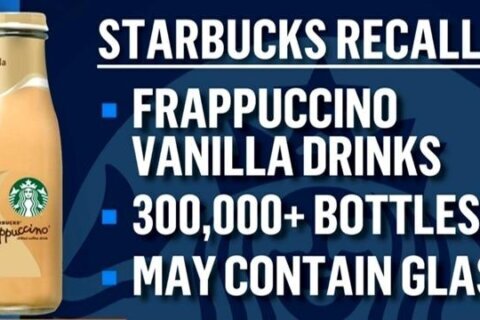 Some Starbucks Frappuccino bottles recalled because they may contain glass